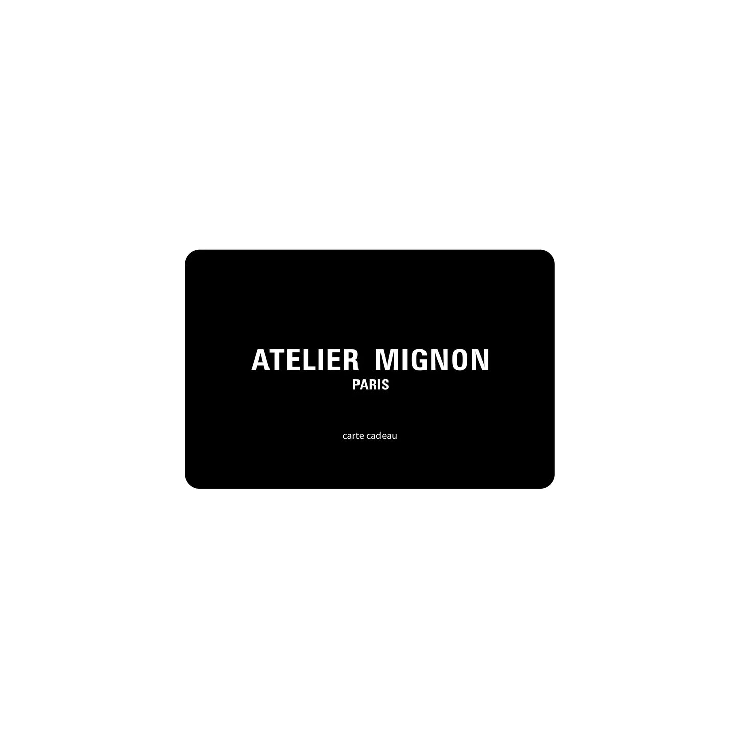 e-Carte cadeau Atelier Mignon